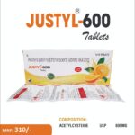 JUSTYL 600 TABLETS