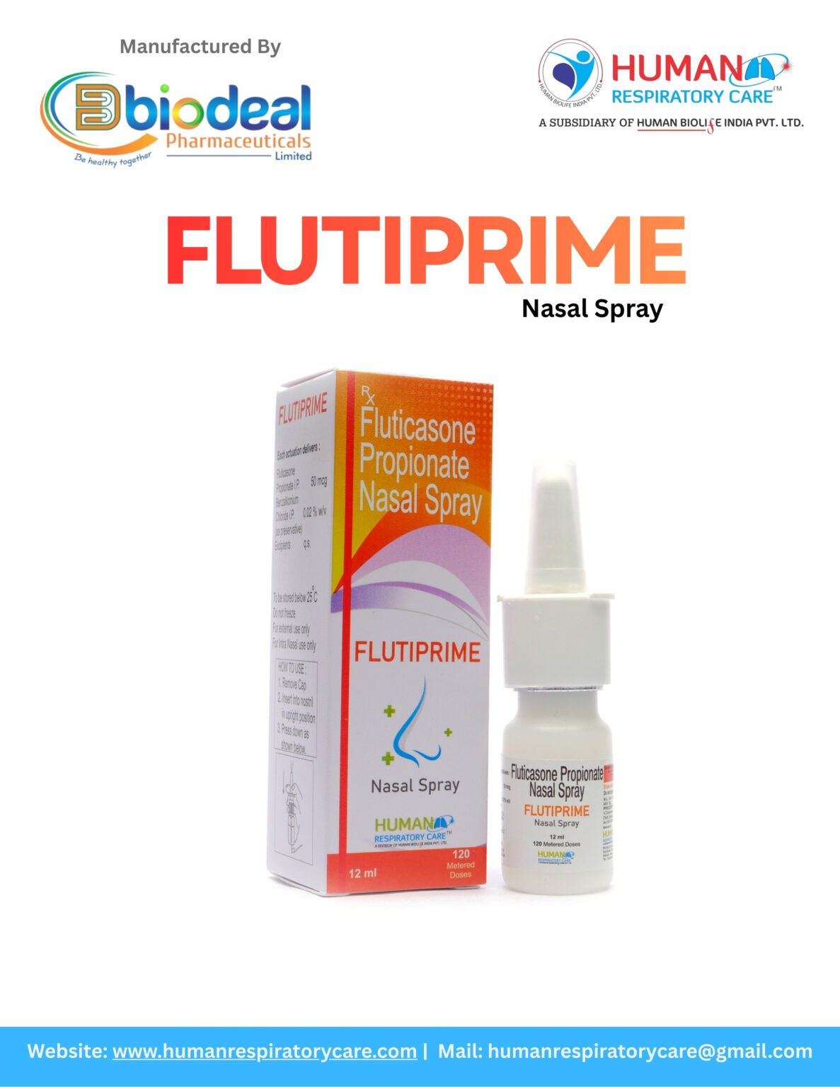 FLUTIPRIME NASAL SPRAY – Human Respiratory Care – A Subsidiary of Human ...